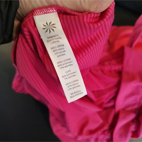 Athleta Skills and Drills Racerback Tank Pink Size Medium - Picture 5 of 11